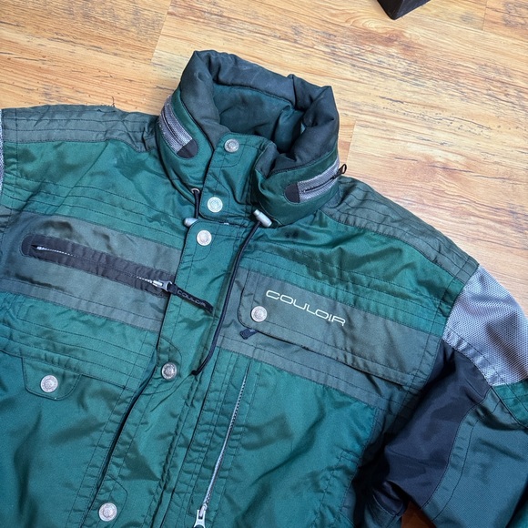 Couloir Vintage Ski Coat Sz L Men’s Green - Picture 3 of 14